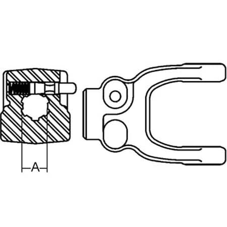 Aftermarket Quick Disconnect Tractor Yoke A-102-2621-AI